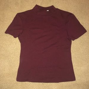 American Apparel High Neck Shirt